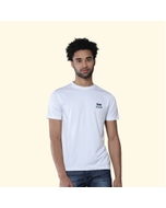 Greys&Blues Mobilitee Round Neck T-Shirt- White